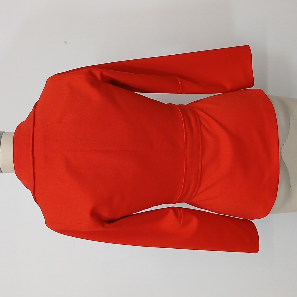 Vintage Red Polyester Blazer / Handmade / MINT - Picture 3 of 7